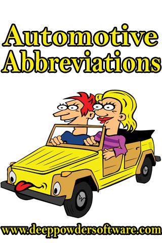 Automotive Abbreviations 1.0