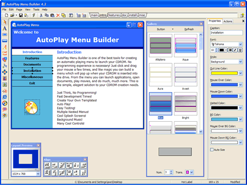 AutoPlay Menu Builder 6.0