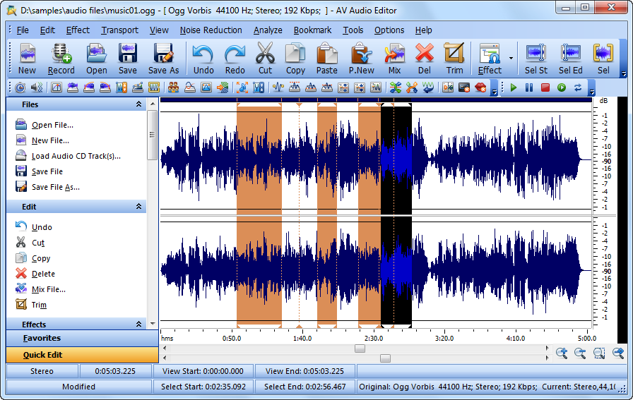 AV Audio Editor 7.4.6