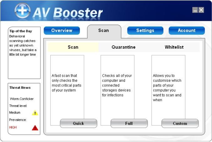 AV Booster Antivirus Protection 2012 2.1