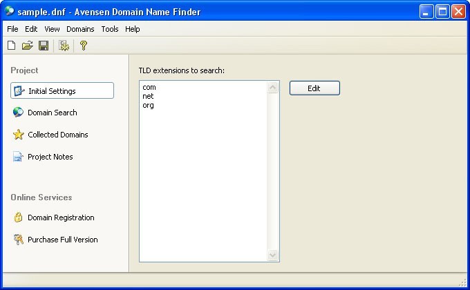 Avensen Domain Name Finder 2.24