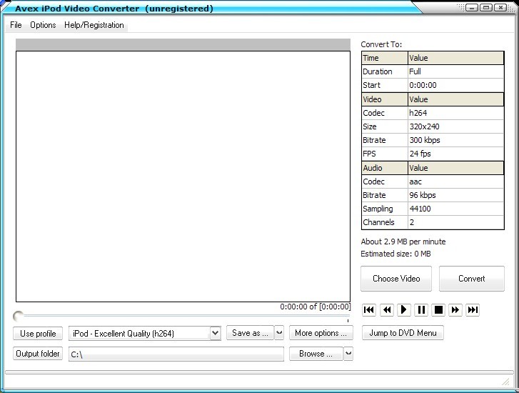 Avex iPod Video Converter 4.0