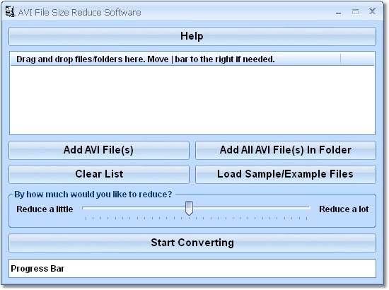 AVI File Size Reduce Software 7.0