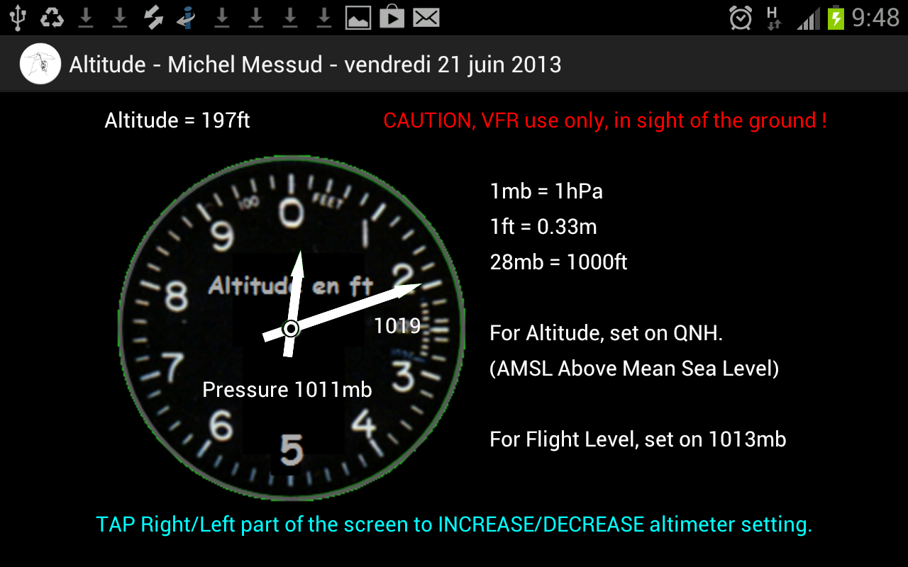 Aviation Altimeter 1.0