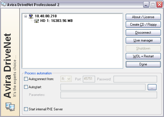 Avira DriveNet Professional 2.1