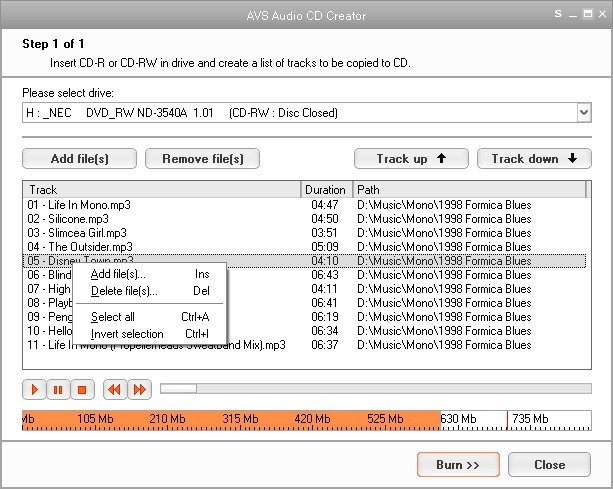 AVS Audio CD Creator 3.7.1.1
