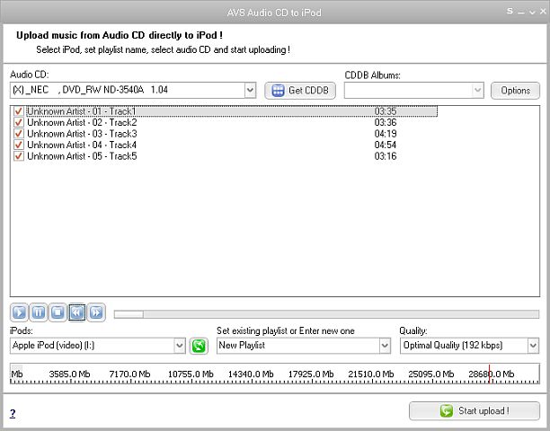 AVS Audio CD to iPod 1.2.1.71