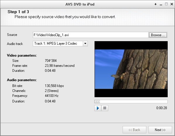 AVS DVD to iPod 1.5.1.82
