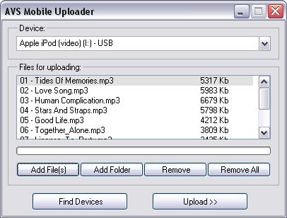 AVS Mobile Uploader 1.9.2.99