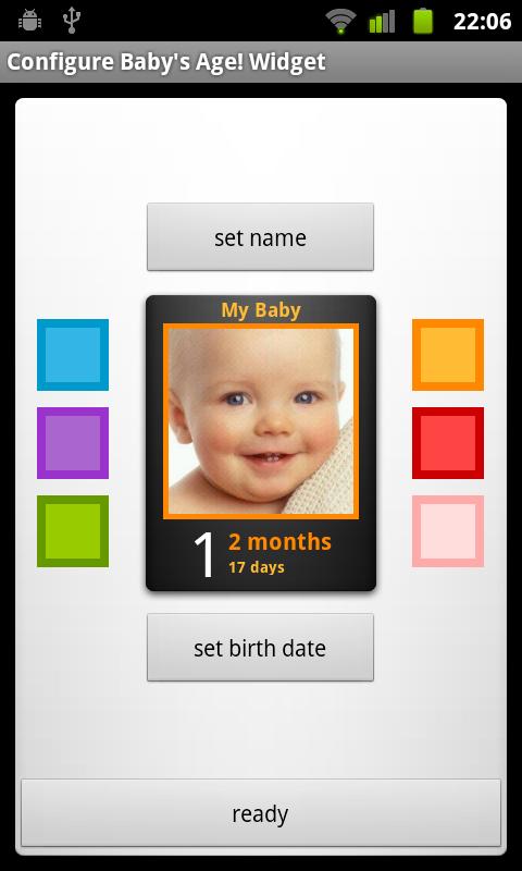 Baby Age Widget with photo 1