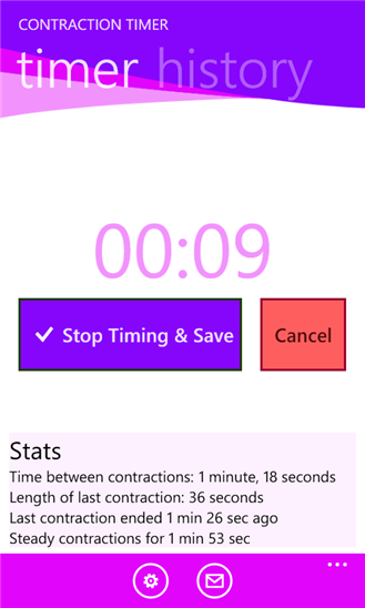 Baby Countdown Contraction Timer 1.2.0.0