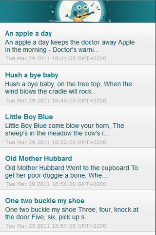 Baby Lyrics: nursery rhymes 9
