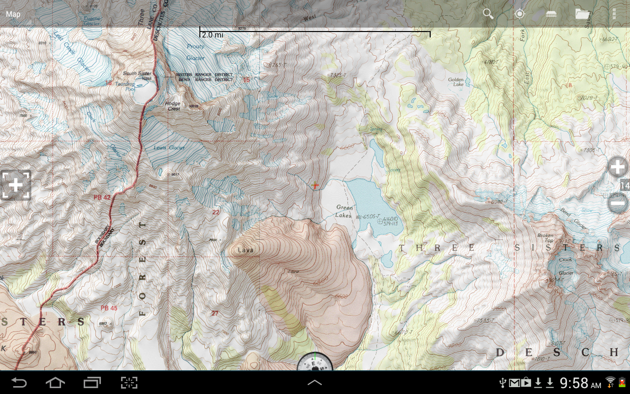 BackCountry Navigator PRO GPS Varies with device