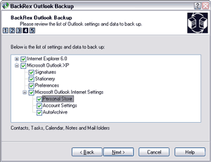 BackRex Outlook Backup 2.7