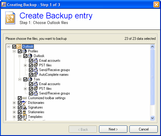 Backup Outlook 1.6.6