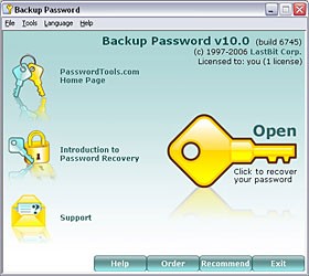 Backup Password 10.1.6805