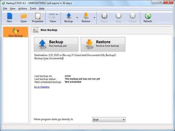 Backup to DVD 4.2