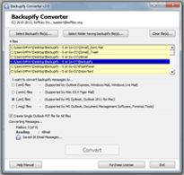 Backupify to Outlook Converter 2.0
