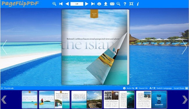 Bahamas Templates for Flipping Book 1.0