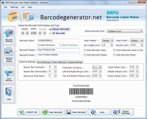 Bar Code Generator 7.3.0.1