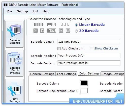 Bar Code Generator Software 7.3.0.1