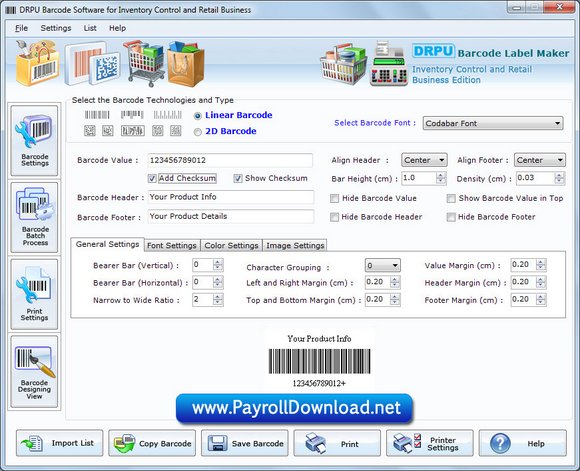 Barcode Fonts for Retail Business 7.3.0.1