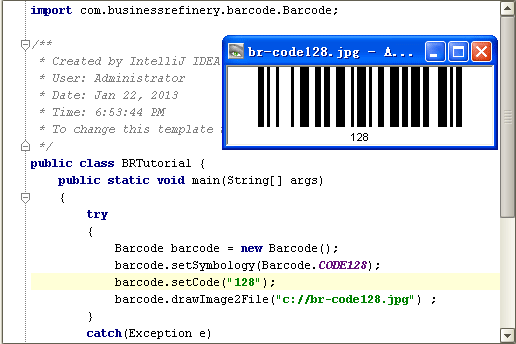 Barcode for Java 2.1