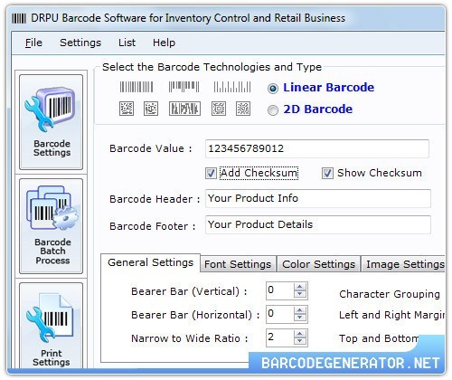 Barcode Generator Software for Retail 7.3.0.1