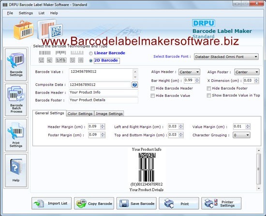 Barcode Label Designing Software 7.3.0.1
