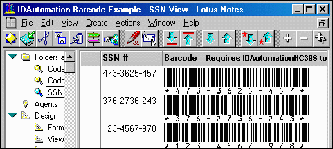 Barcode LotusScript for Lotus Notes and Approach 1.0