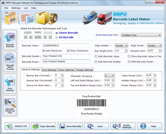 Barcode Maker for Shipping 7.3.0.1