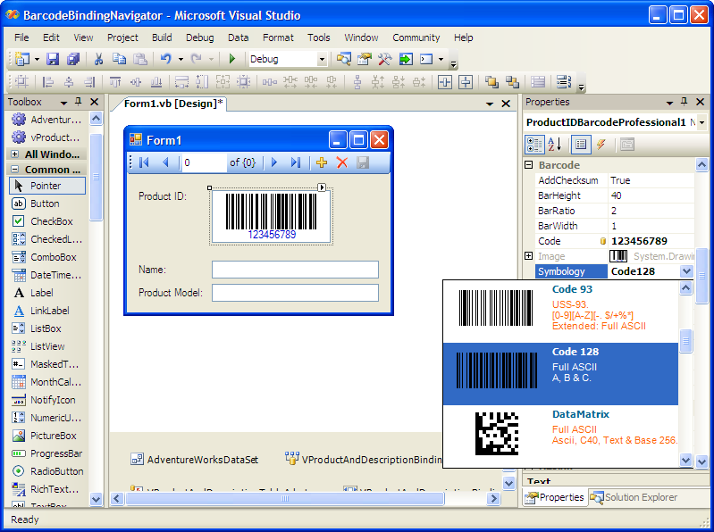 Barcode Professional SDK for .NET 2.0