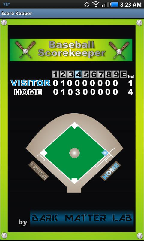 Baseball Score Keeper 1.4