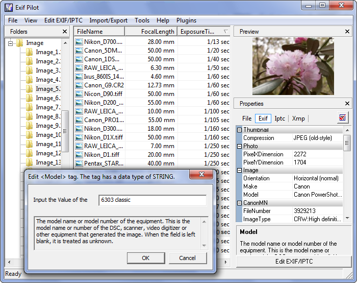 Batch Editing Plug-in for Exif Pilot 4.3