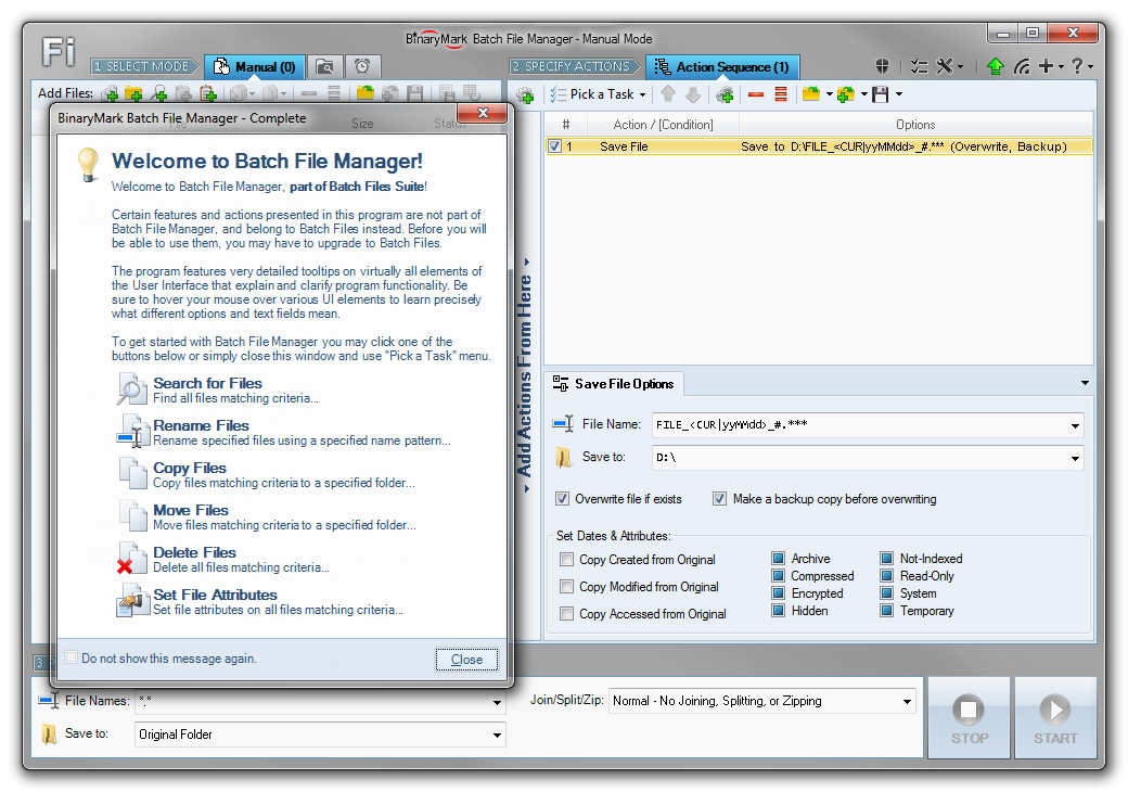 Batch File Manager 5.0