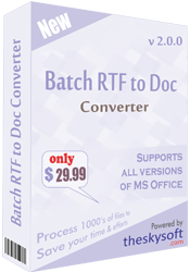 Batch RTF to Doc Converter 2.0.0