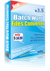Batch Word File Converter 3.5.0