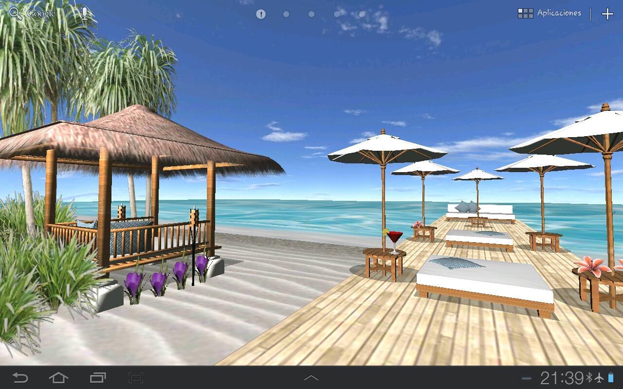 Beach In Bali 3D PRO LWP 1.13