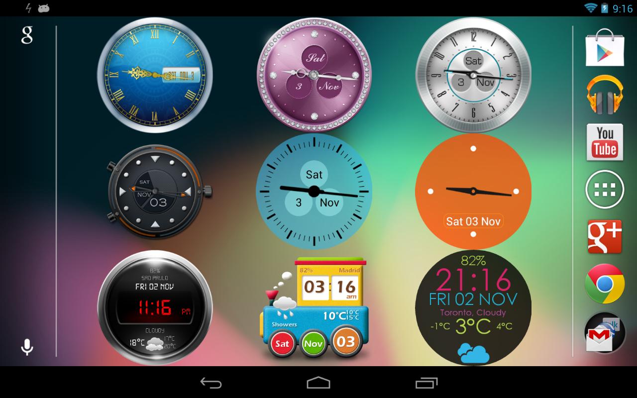Beautiful Clock Widget Pro 2.0
