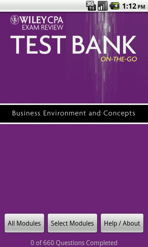 BEC Test Bank - Wiley CPA Exam 2.0