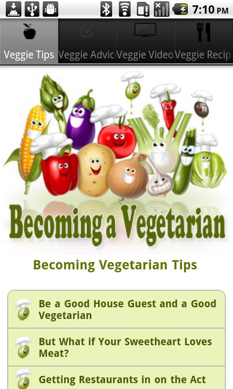 Becoming Vegetarian 1.0