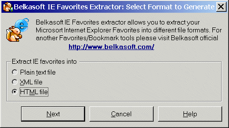 Belkasoft IE Favorites Extractor 2.01