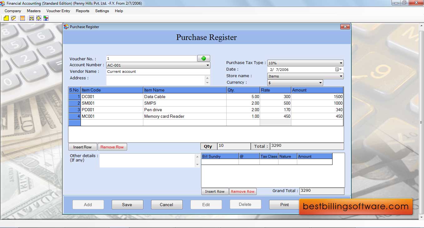 accounting and billing software free download