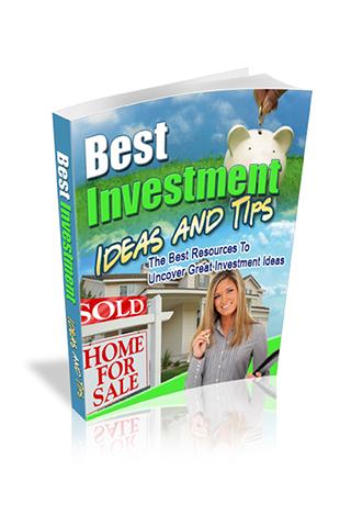 Best Investment Ideas and Tips 1.0