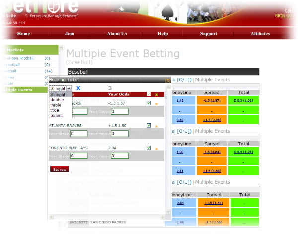 BetMore Gold Betting Exchange Sportsbook Software 4