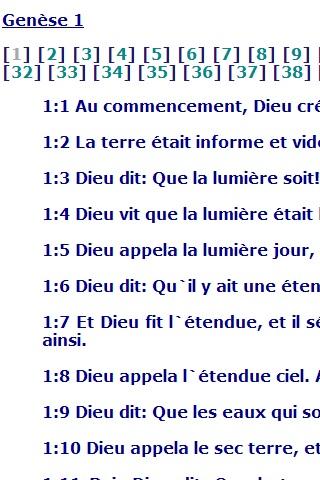 Bible en Français Louis Segond 0.1