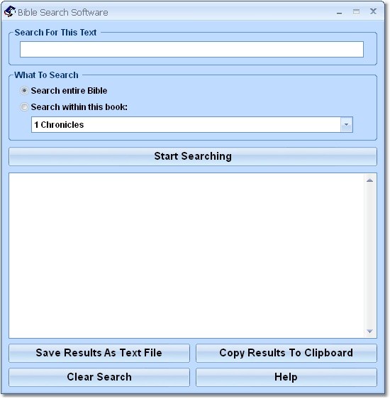 Bible Search Software 7.0