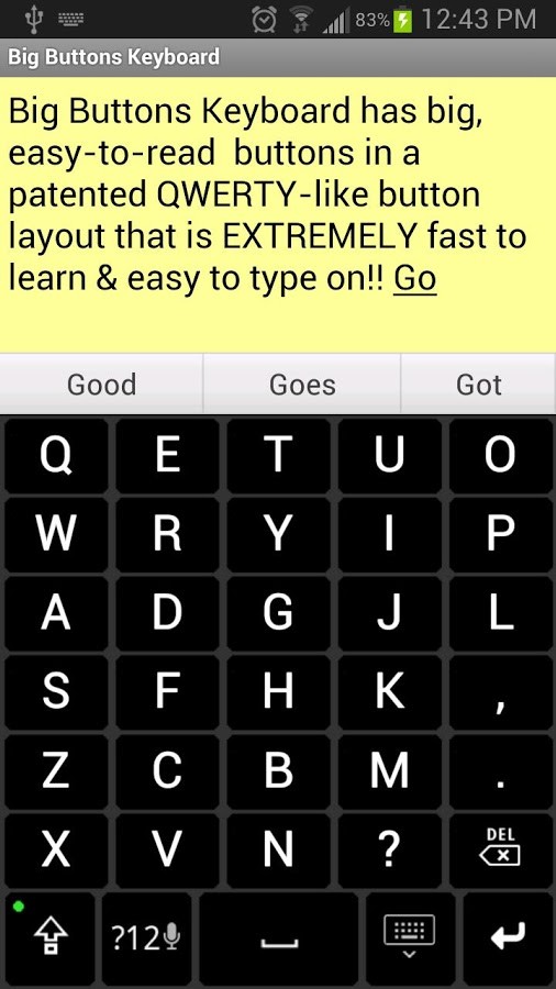 Big Buttons Keyboard Deluxe 3.7.5