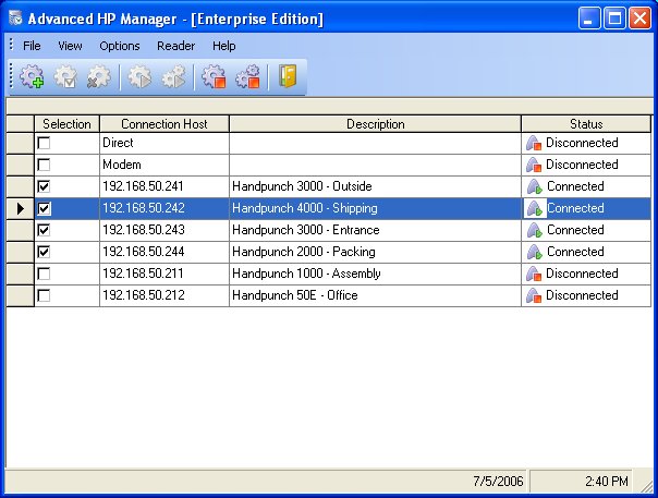 Biometric Handpunch Manager Enterprise 7.35.17