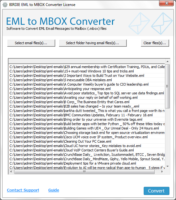 Birdie EML to MBOX Converter 3.5.2